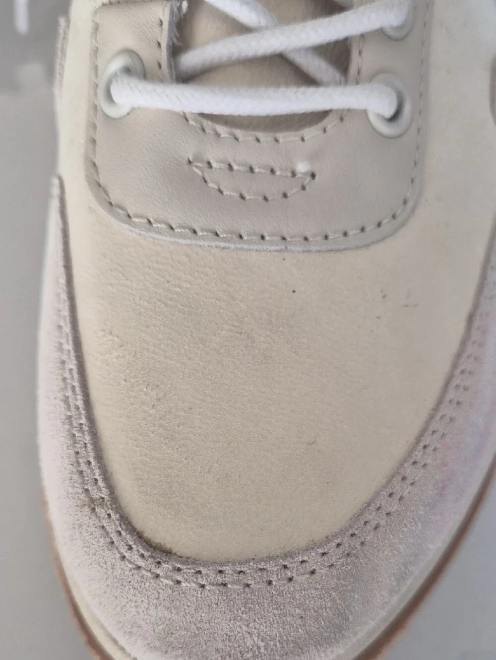 Dolce Vita Cream and Tan Platform Sneakers